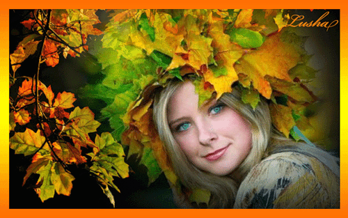 Девушка Осень~Осень. Картинки