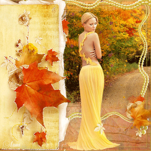 Девушка-Осень~Осень картинки