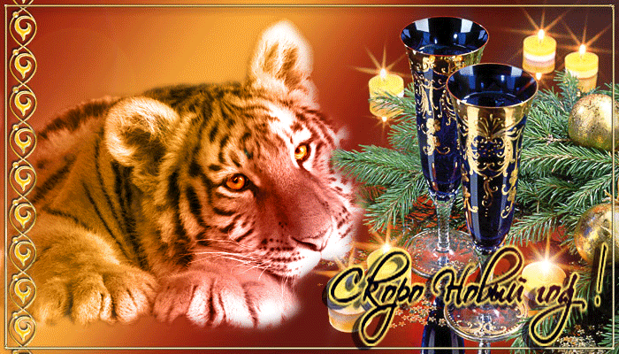 Скоро Новый Год Тигра