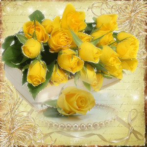 Жёлтые розы