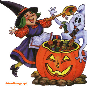 Ведьма в хэллоуин