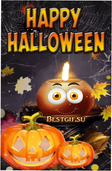 Halloween Card gif - Хэллоуин