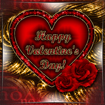 Валентинка цветы сердечки - День Святого Валентина 14 февраля
