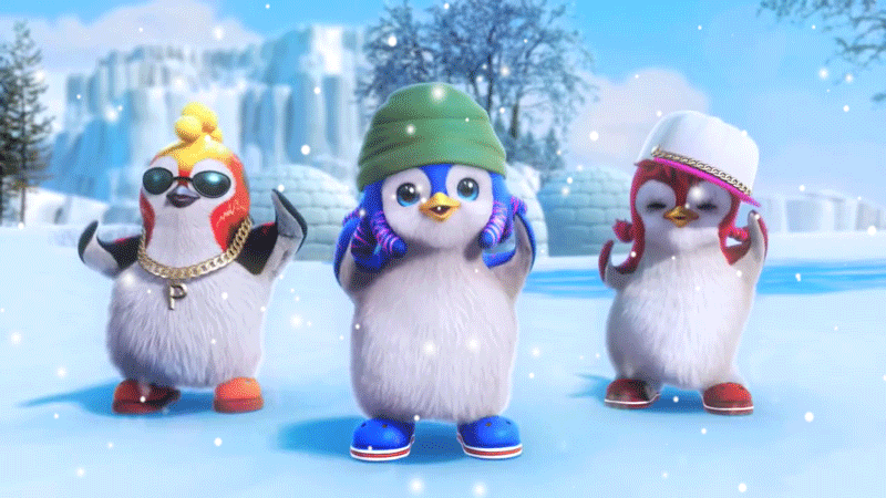 От всей души!: Картинки Пингвины - Гиф анимашки