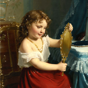 Девочка с зеркалом