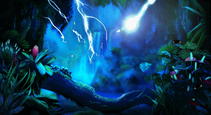 Гроза в сказочном лесу - Сказочные картинки