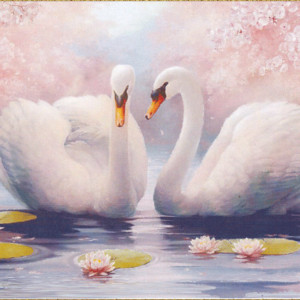 Картина «Два лебедя»
