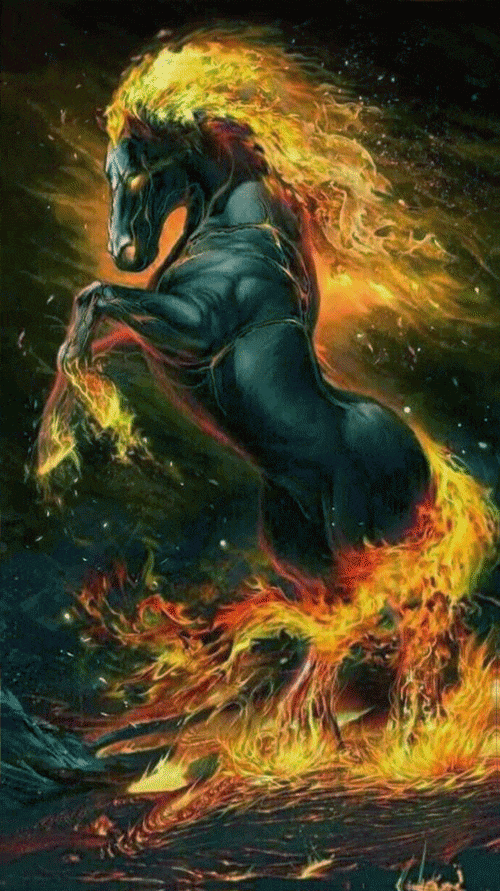 Огненная лошадь - Фото животных