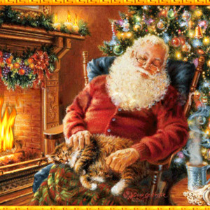 Санта-Клаус - Дед Мороз открытка