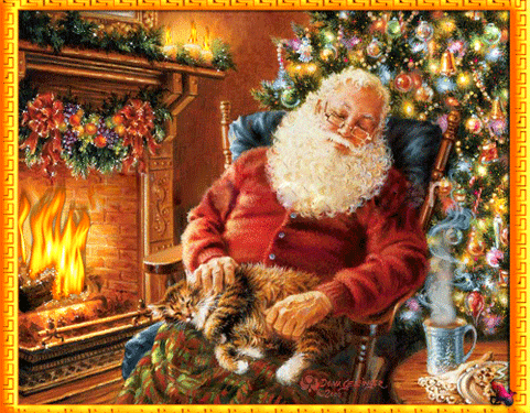 Санта-Клаус - Дед Мороз открытка - Новый год 2023 открытки и картинки